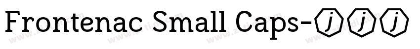 Frontenac Small Caps字体转换